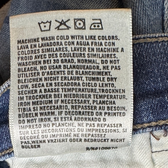 Citizens of Humanity Thompson Med Rise Cropped Skinny Denim Preloved Designer - Picture 13 of 13